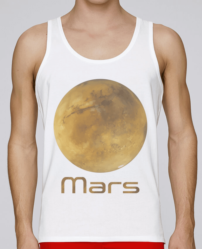 Débardeur homme Mars par KronoArt 100% coton bio
