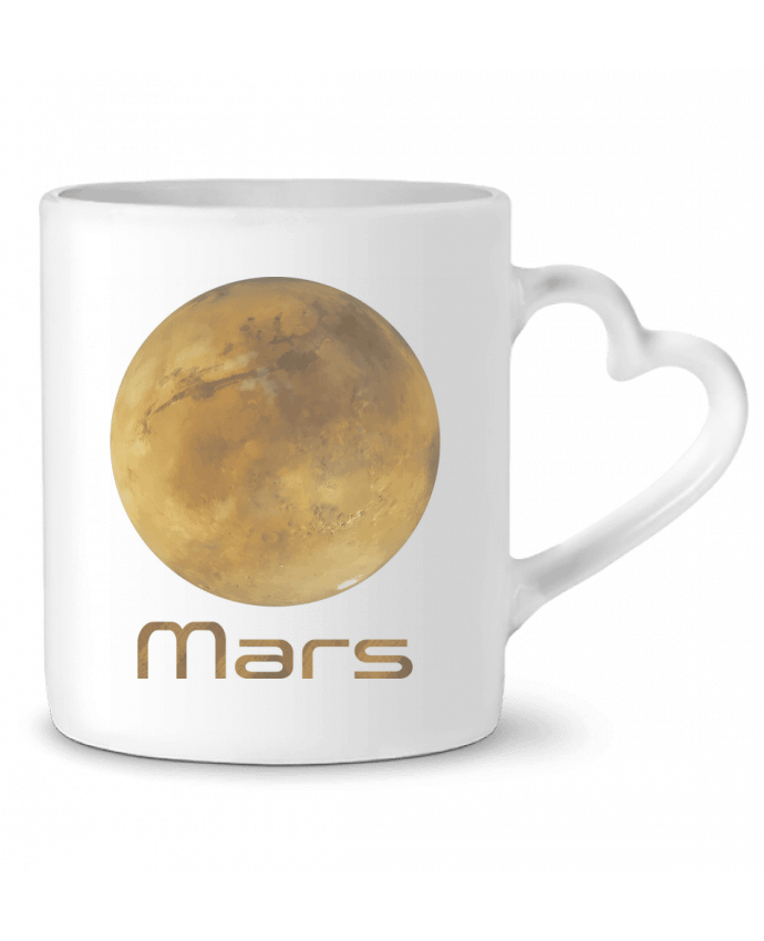 Mug coeur Mars par KronoArt