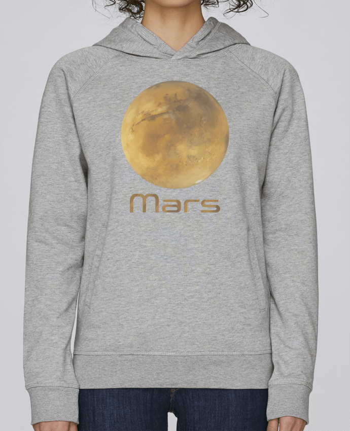 Sweat capuche femme Mars par KronoArt