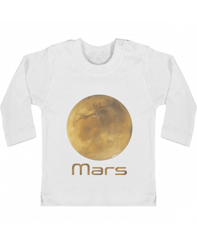 T-shirt bébé Mars manches longues du designer KronoArt