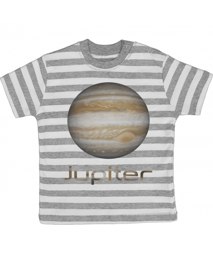 Tee-shirt bébé à rayures Jupiter par KronoArt