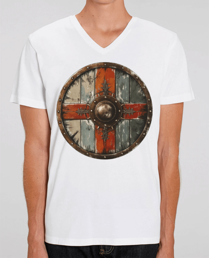 T-shirt homme Bouclier Viking par KronoArt