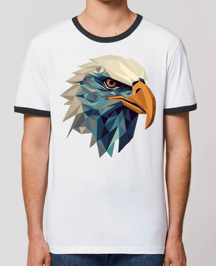 T-shirt Aigle stylisé, géométrique par KronoArt