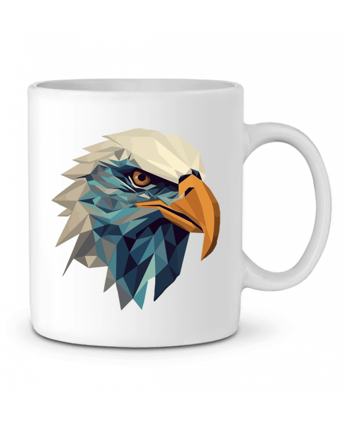 Mug  Aigle stylisé, géométrique par KronoArt