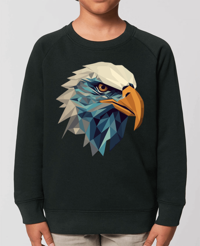 Sweat-shirt enfant Aigle stylisé, géométrique Par  KronoArt
