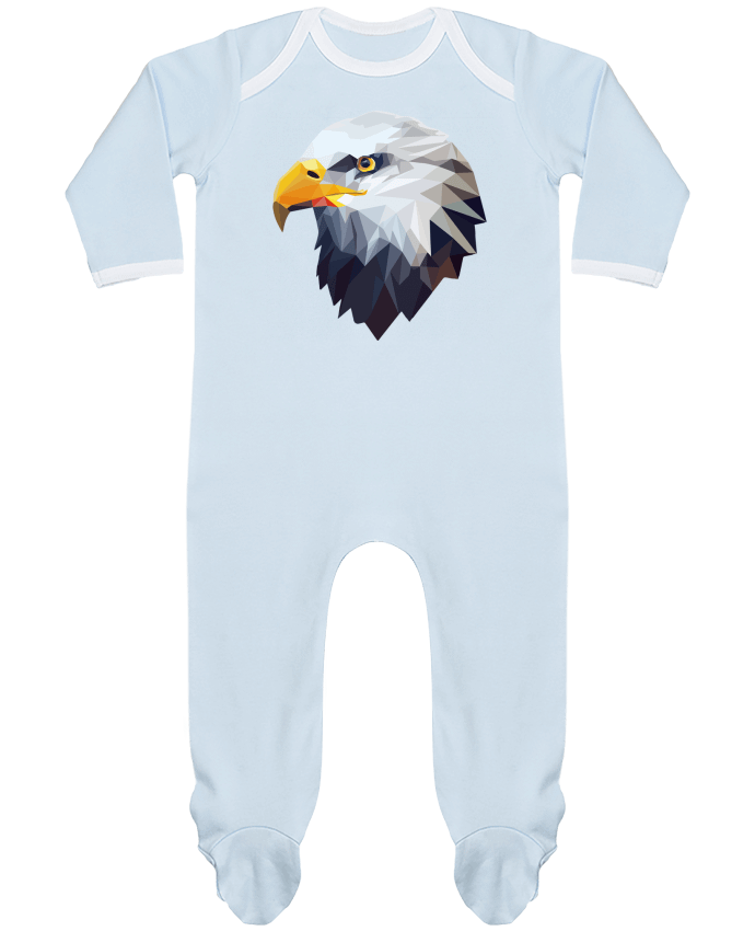 Body Pyjama Bébé Aigle stylisé, géométrique par KronoArt