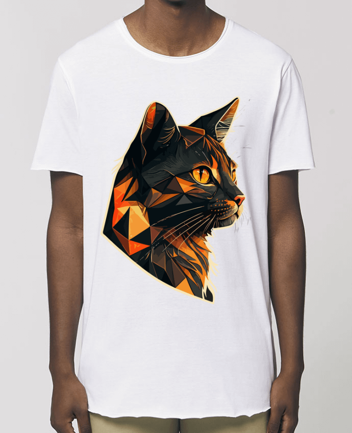 Tee-shirt Homme Illustration de Chat stylisé Par  KronoArt