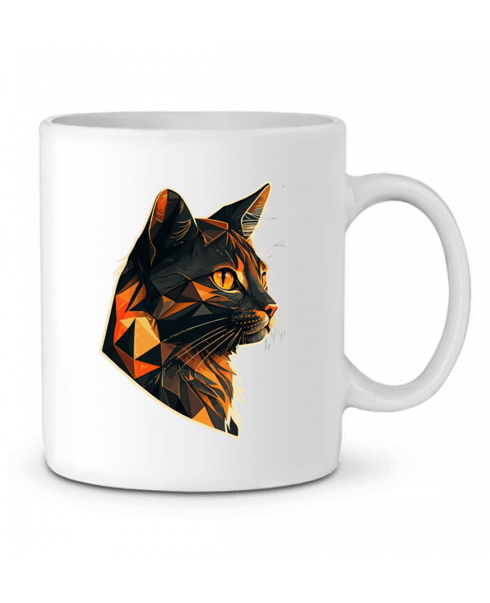 Mug Illustration de Chat stylisé par KronoArt