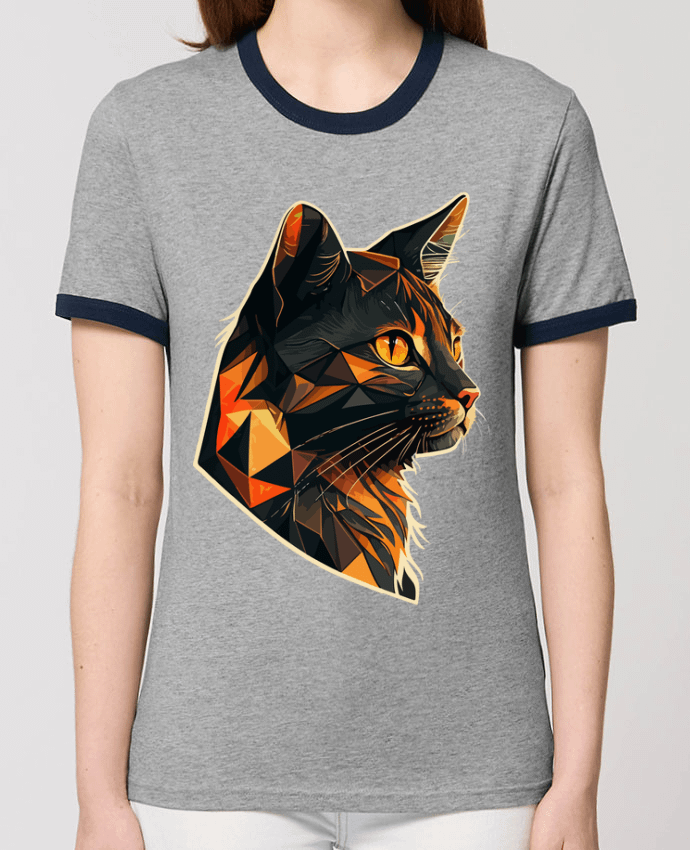 T-shirt Illustration de Chat stylisé par KronoArt