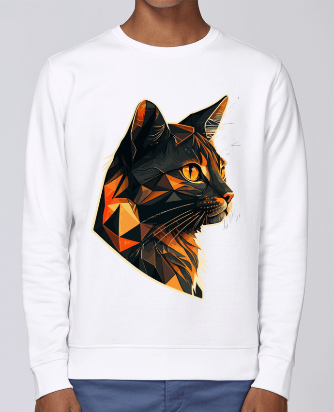 Sweatshirt Illustration de Chat stylisé par KronoArt