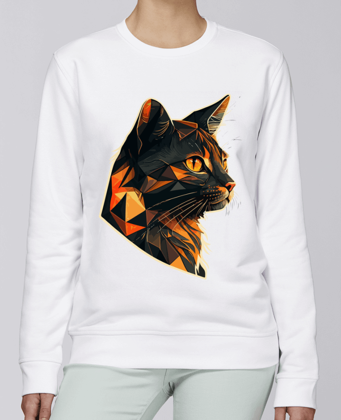 Sweatshirt Illustration de Chat stylisé par KronoArt