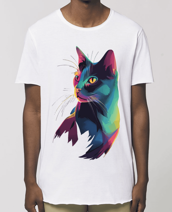 Tee-shirt Homme Illustration de Chat stylisé Par  KronoArt