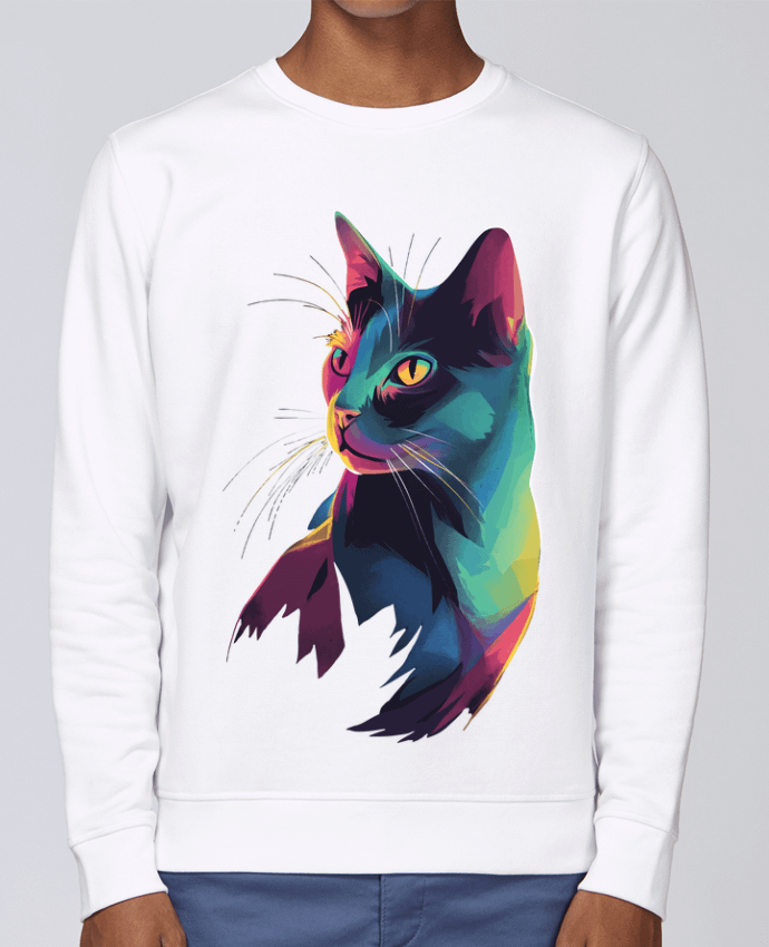 Sweatshirt Illustration de Chat stylisé par KronoArt