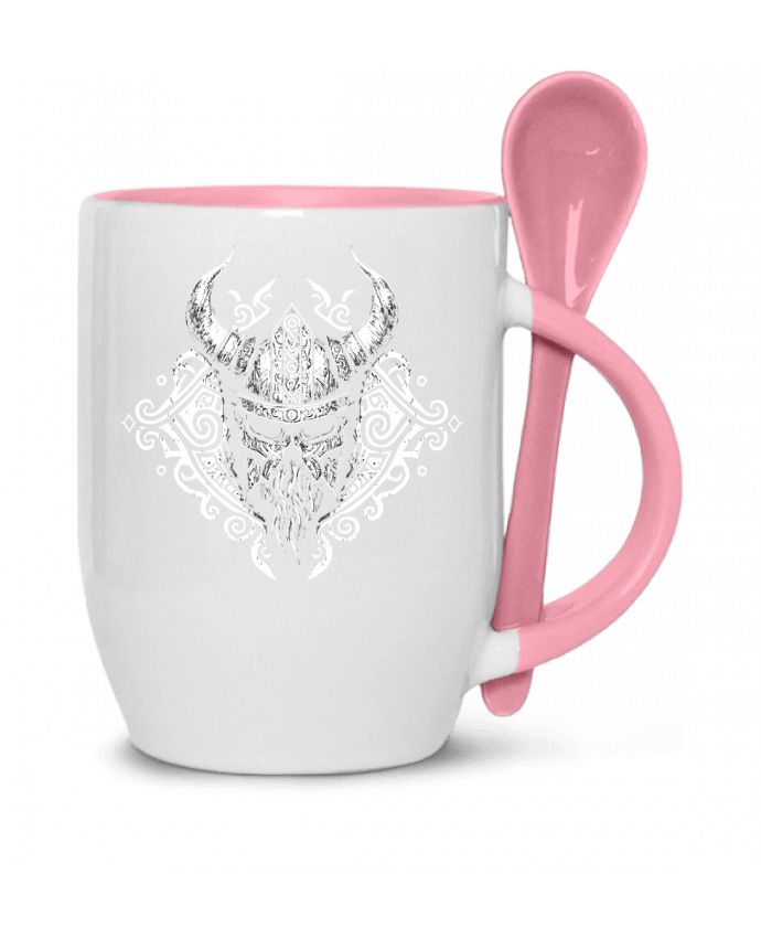  Tasse cuillère Casque Viking à corne par KronoArt