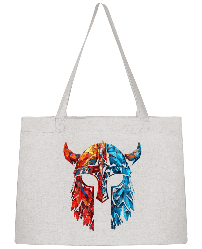 Sac Shopping Casque Viking à corne par KronoArt