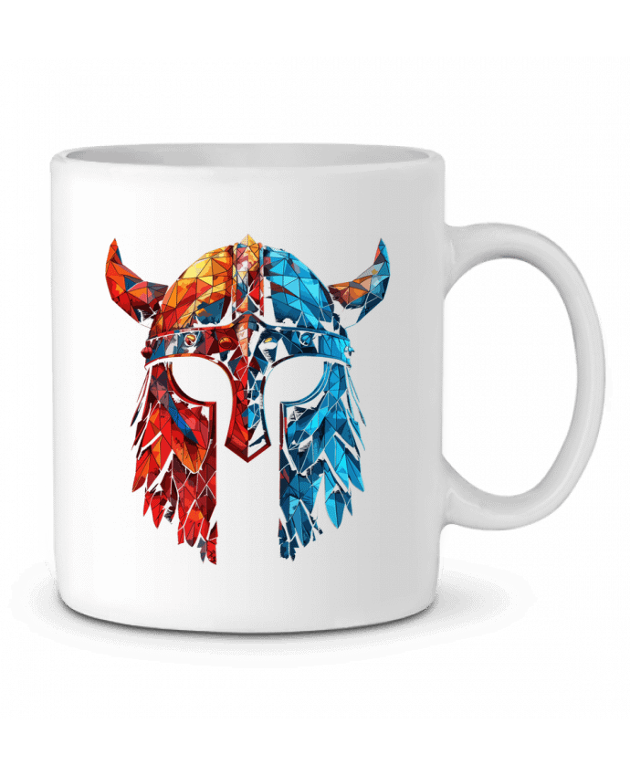 Mug  Casque Viking à corne par KronoArt