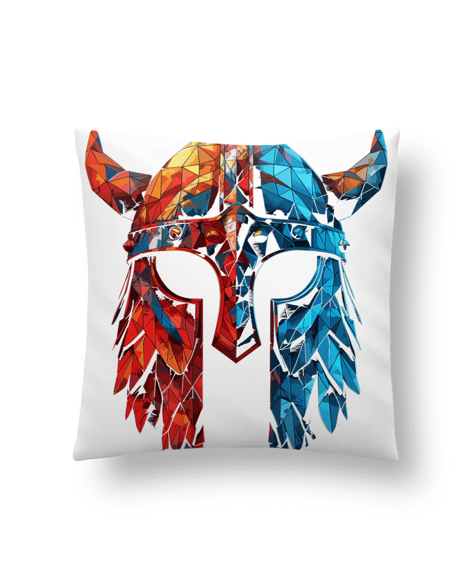 Coussin Casque Viking à corne par KronoArt