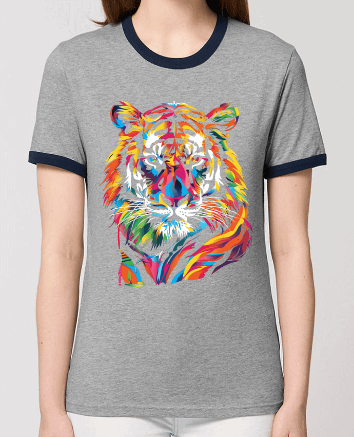 T-shirt Illustration de Tigre stylisé par KronoArt