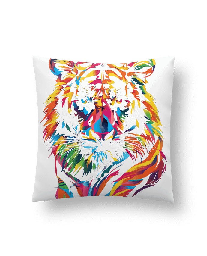 Coussin Illustration de Tigre stylisé par KronoArt