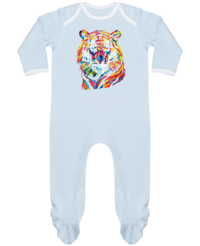 Body Pyjama Bébé Illustration de Tigre stylisé par KronoArt