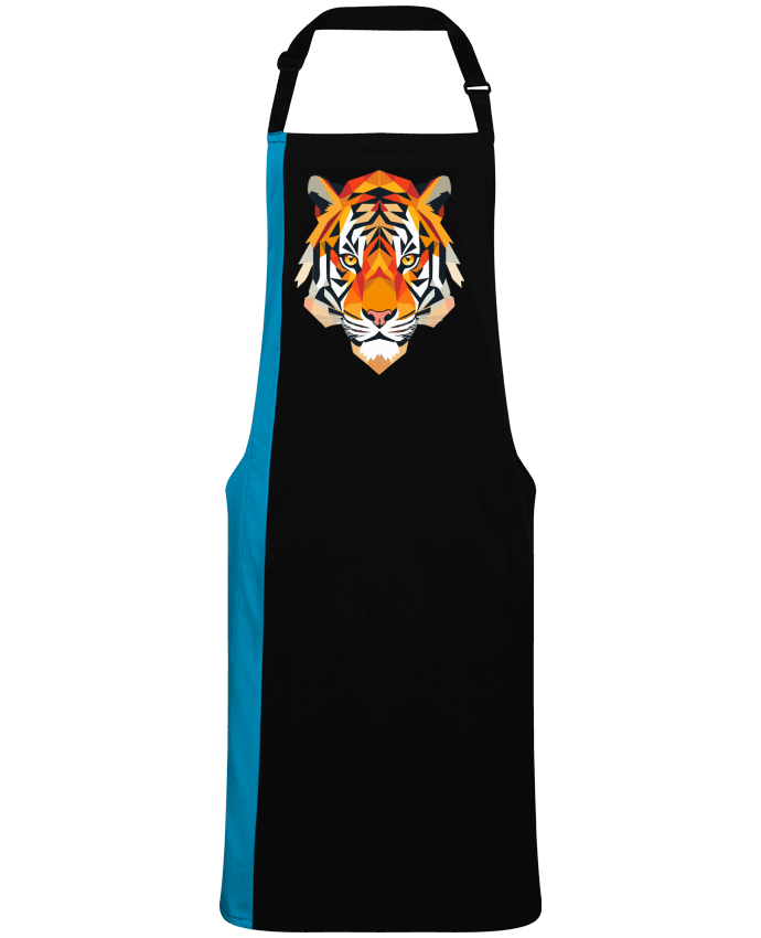 Tablier bicolore Tigre stylisé, Géométrique par  KronoArt