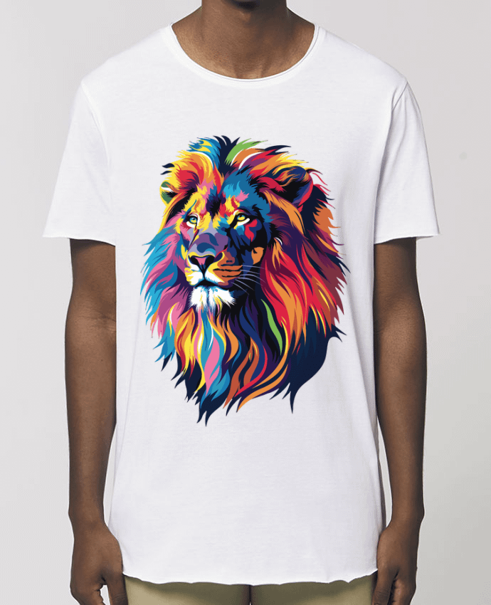 Tee-shirt Homme Illustration de Lion stylisé Par  KronoArt