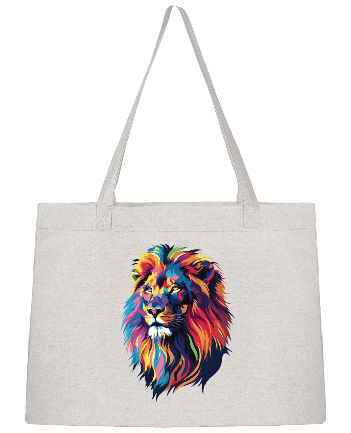 Sac Shopping Illustration de Lion stylisé par KronoArt