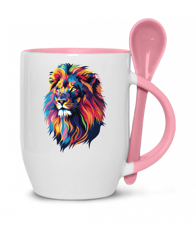  Tasse cuillère Illustration de Lion stylisé par KronoArt