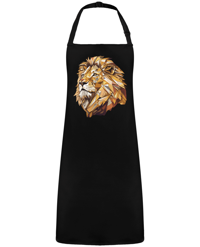 Tablier Lion stylisé, Géométrique par  KronoArt
