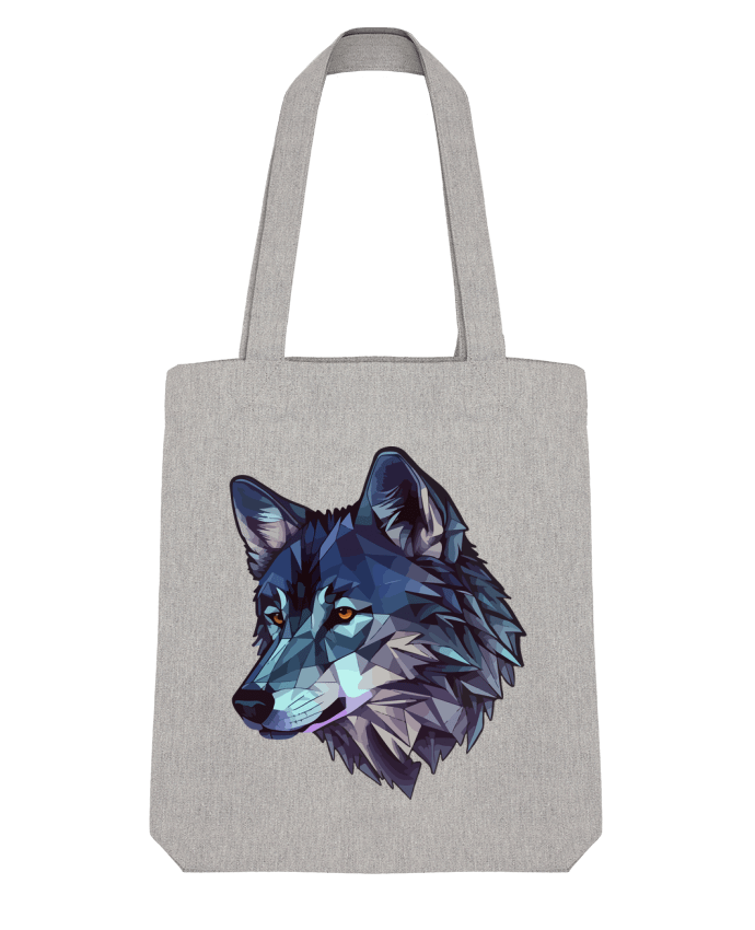 Tote Bag Stanley Stella Loup stylisé, géométrique par KronoArt 