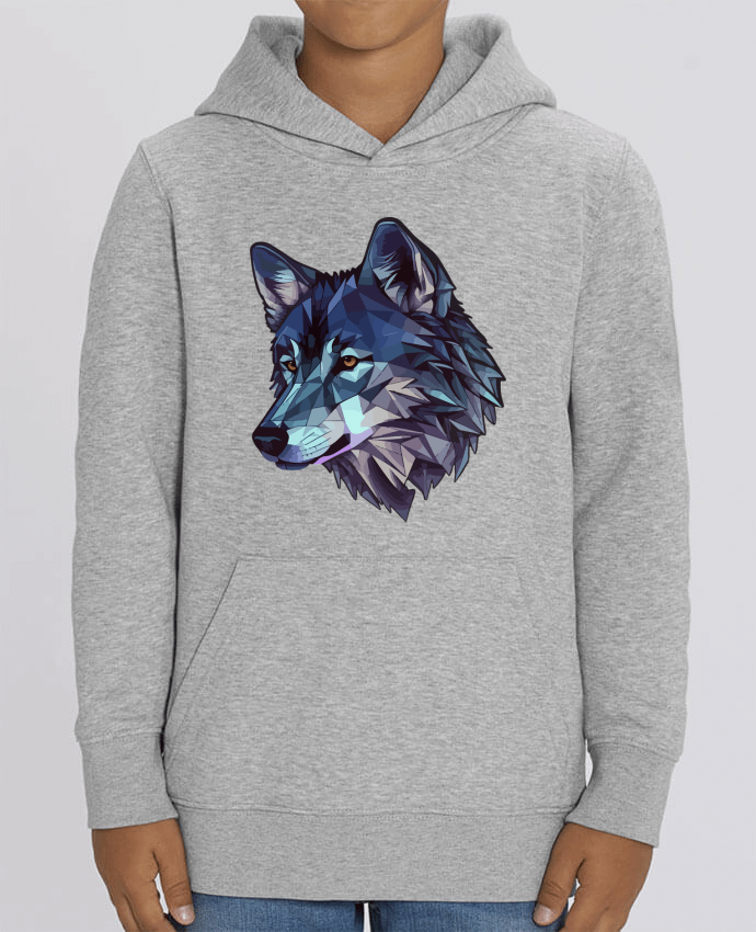 Sweat enfant Loup stylisé, géométrique Par KronoArt
