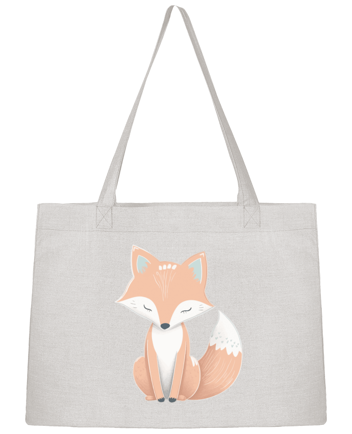 Sac Shopping Renard stylisé par KronoArt