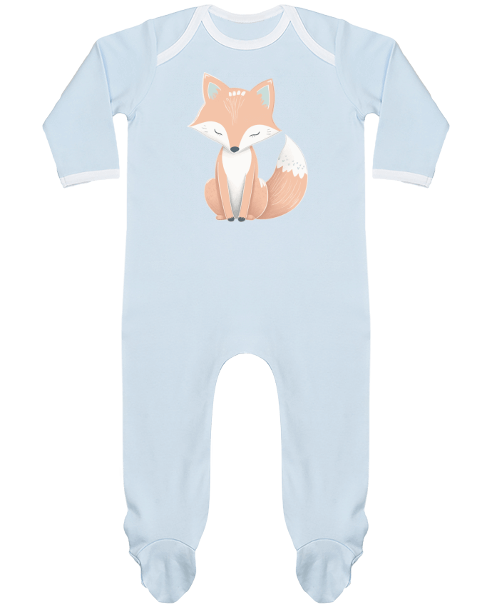 Body Pyjama Bébé Renard stylisé par KronoArt