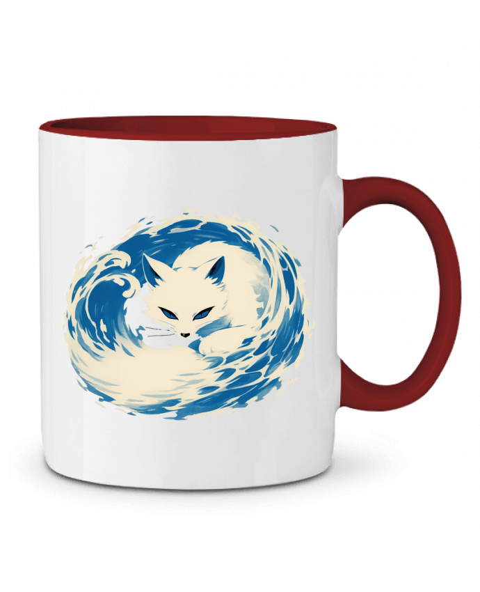 Mug bicolore Renard Blanc KronoArt