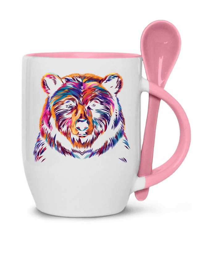  Tasse cuillère Illustration d'Ours stylisé par KronoArt