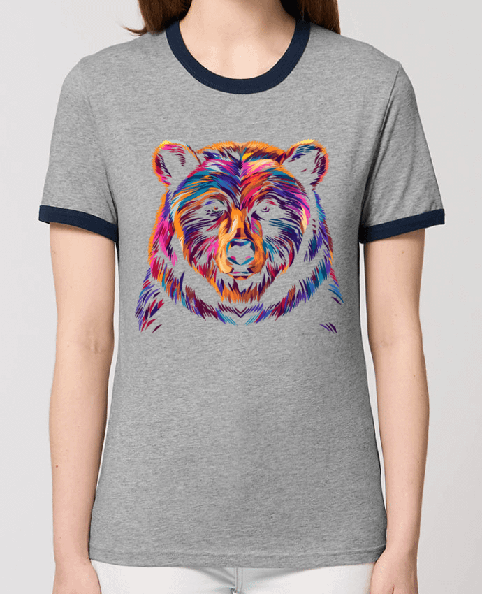 T-shirt Illustration d'Ours stylisé par KronoArt