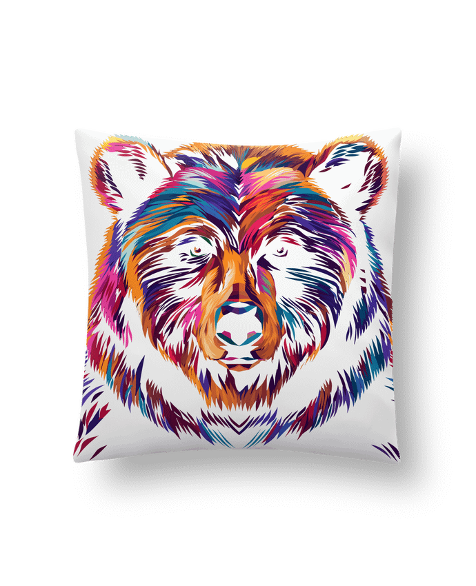 Coussin Illustration d'Ours stylisé par KronoArt