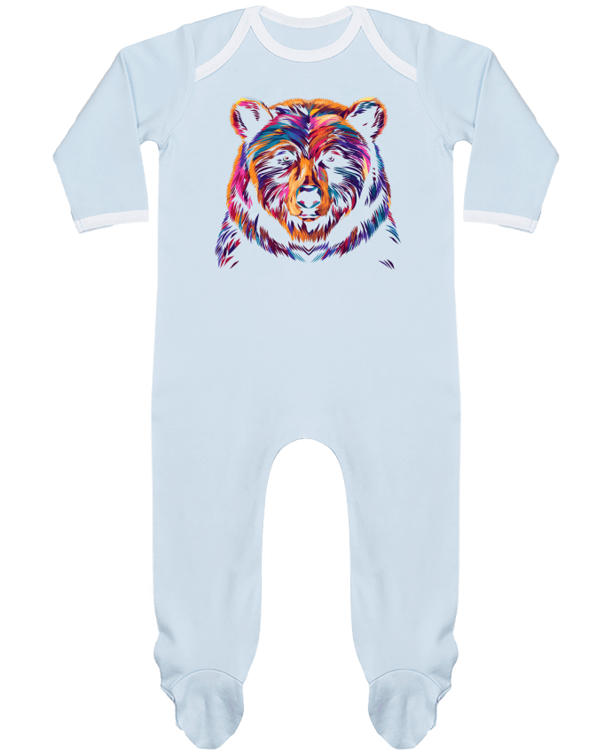 Body Pyjama Bébé Illustration d'Ours stylisé par KronoArt