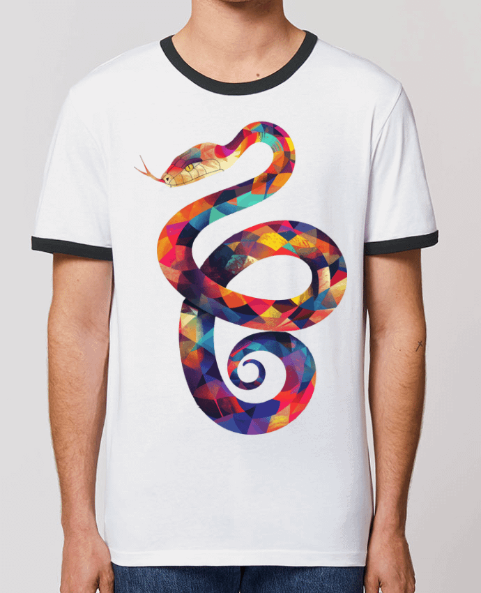 T-shirt Illustration de Serpent stylisé par KronoArt