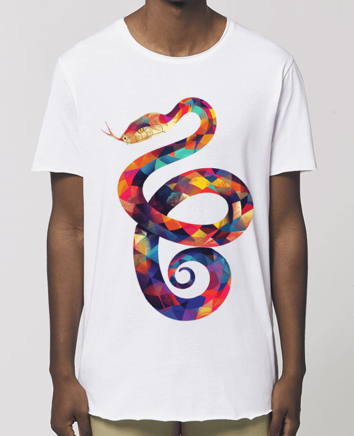 Tee-shirt Homme Illustration de Serpent stylisé Par  KronoArt