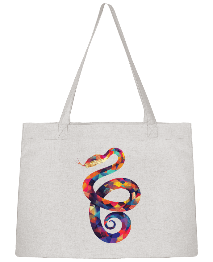 Sac Shopping Illustration de Serpent stylisé par KronoArt