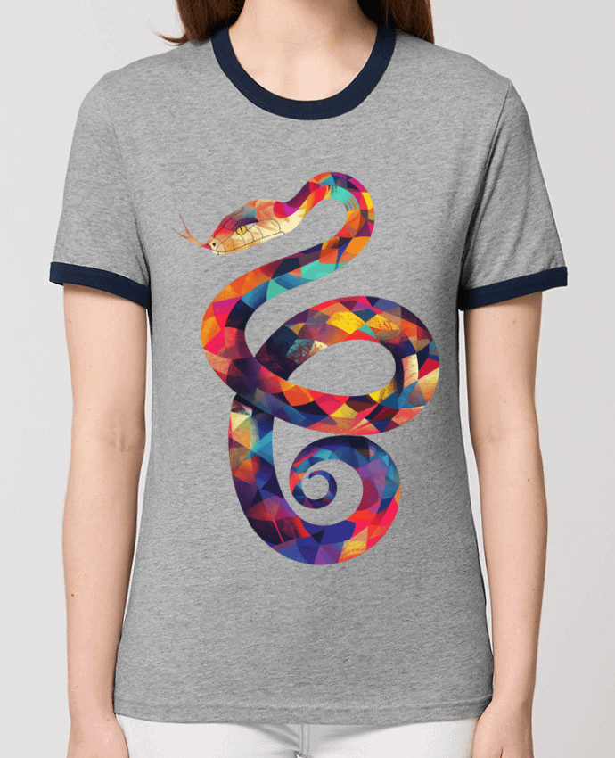 T-shirt Illustration de Serpent stylisé par KronoArt