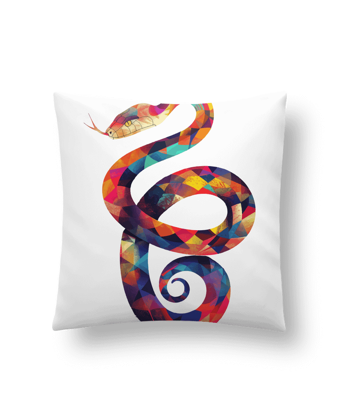 Coussin Illustration de Serpent stylisé par KronoArt