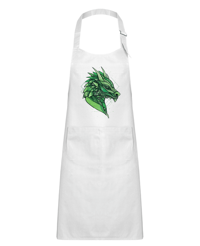 Tablier Enfant Dragon stylisé, géométrique par KronoArt