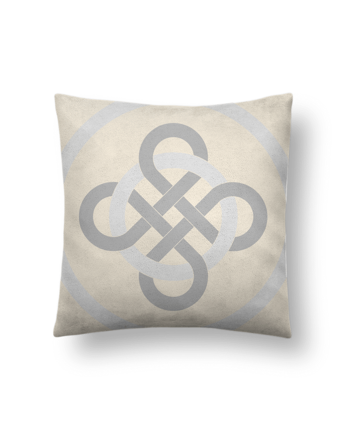 Coussin suédine Noeud celtique par KronoArt