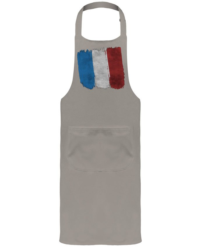 Tablier avec poches Drapeau Français par KronoArt