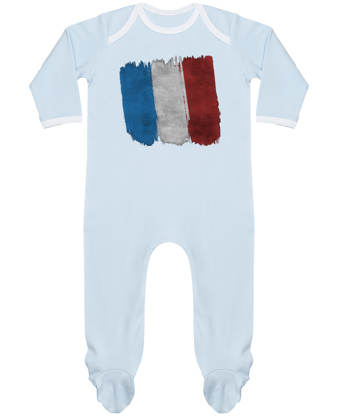 Body Pyjama Bébé Drapeau Français par KronoArt