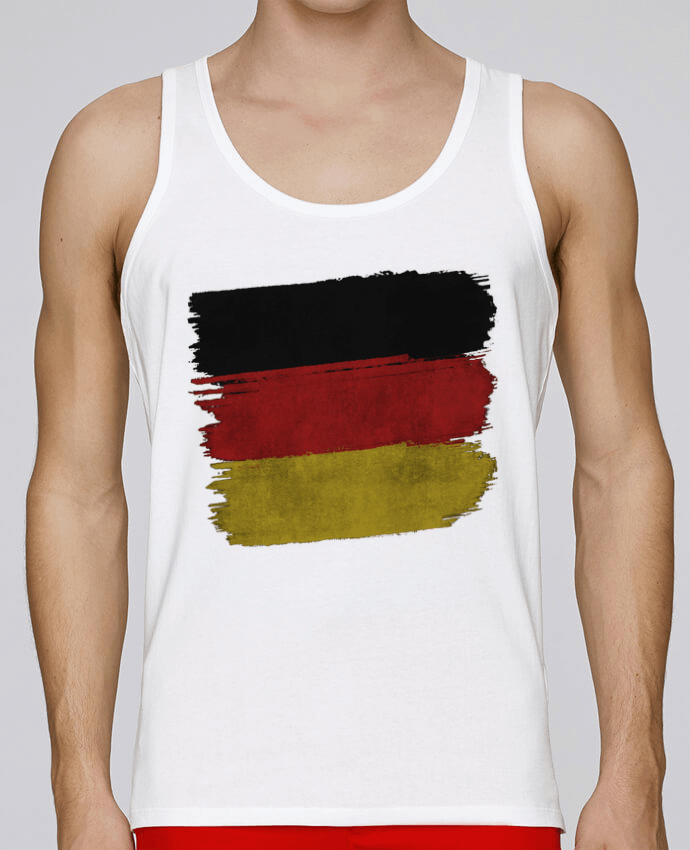 Débardeur homme Drapeau Allemand par KronoArt 100% coton bio