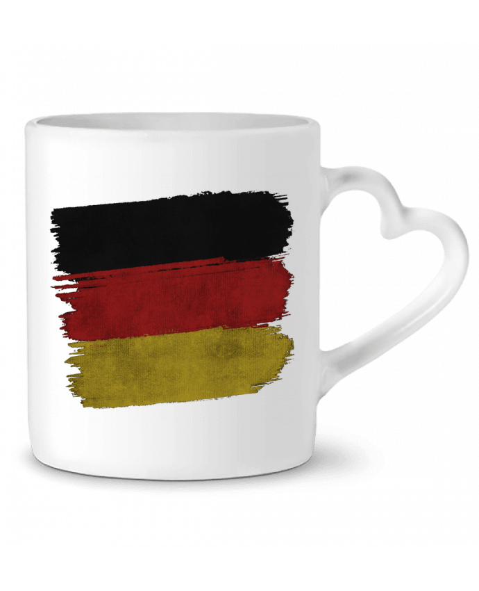 Mug coeur Drapeau Allemand par KronoArt