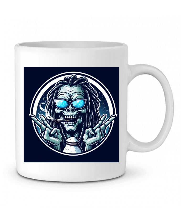 Mug  Alien rasta fume par Matos Motions